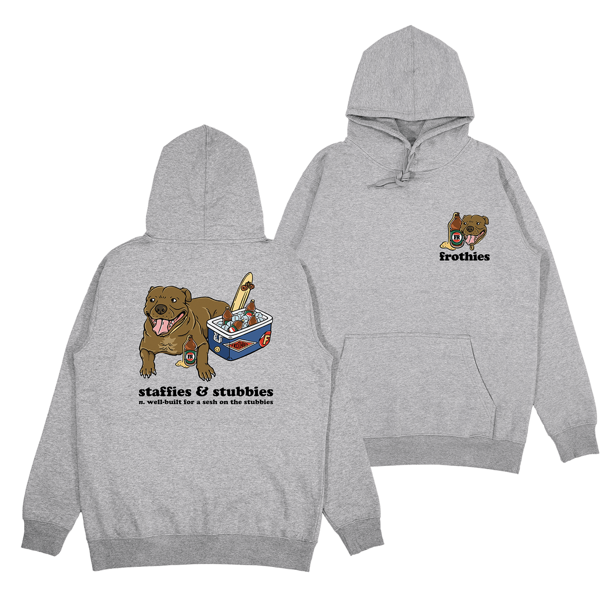 Staffies & Stubbies Hoodie Hoodie Frothies