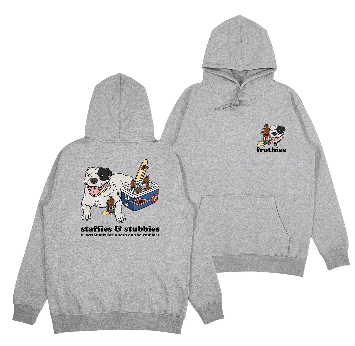 Staffies & Stubbies Hoodie Hoodie Frothies