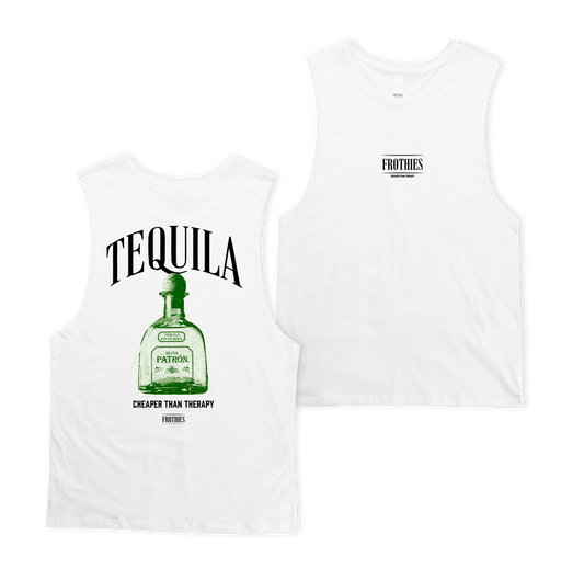 Tequila Muscle Tee White Muscle Tanks Frothies