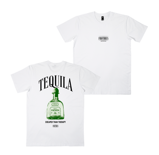 Tequila Tee White T-Shirt Frothies