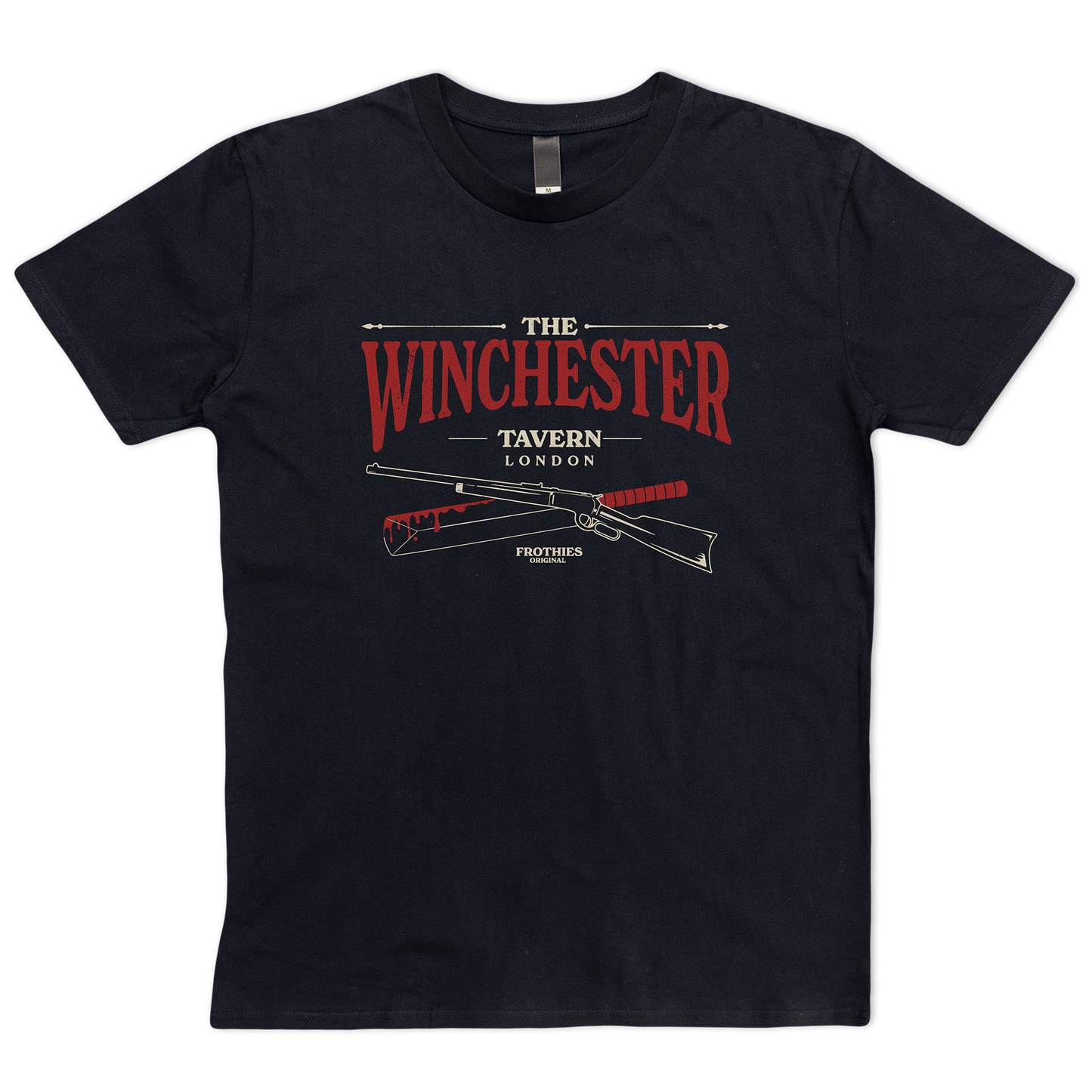 The Winchester Tee Black T-Shirt Frothies