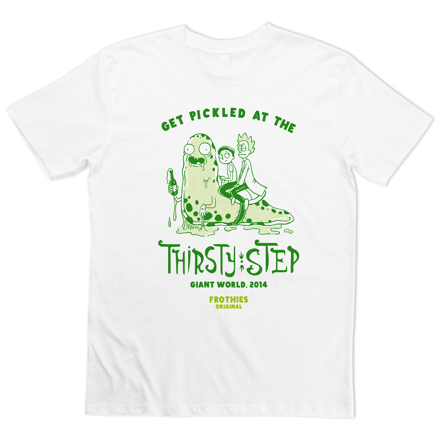 Thirsty Step Tee White T-Shirt Frothies