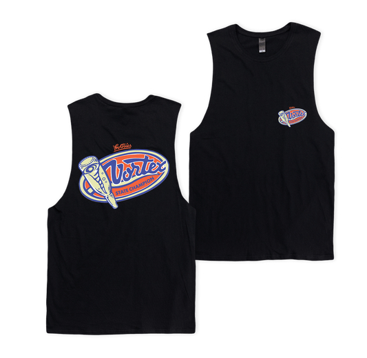 Vortex State Champion Muscle Tee Black Muscle Tanks Frothies