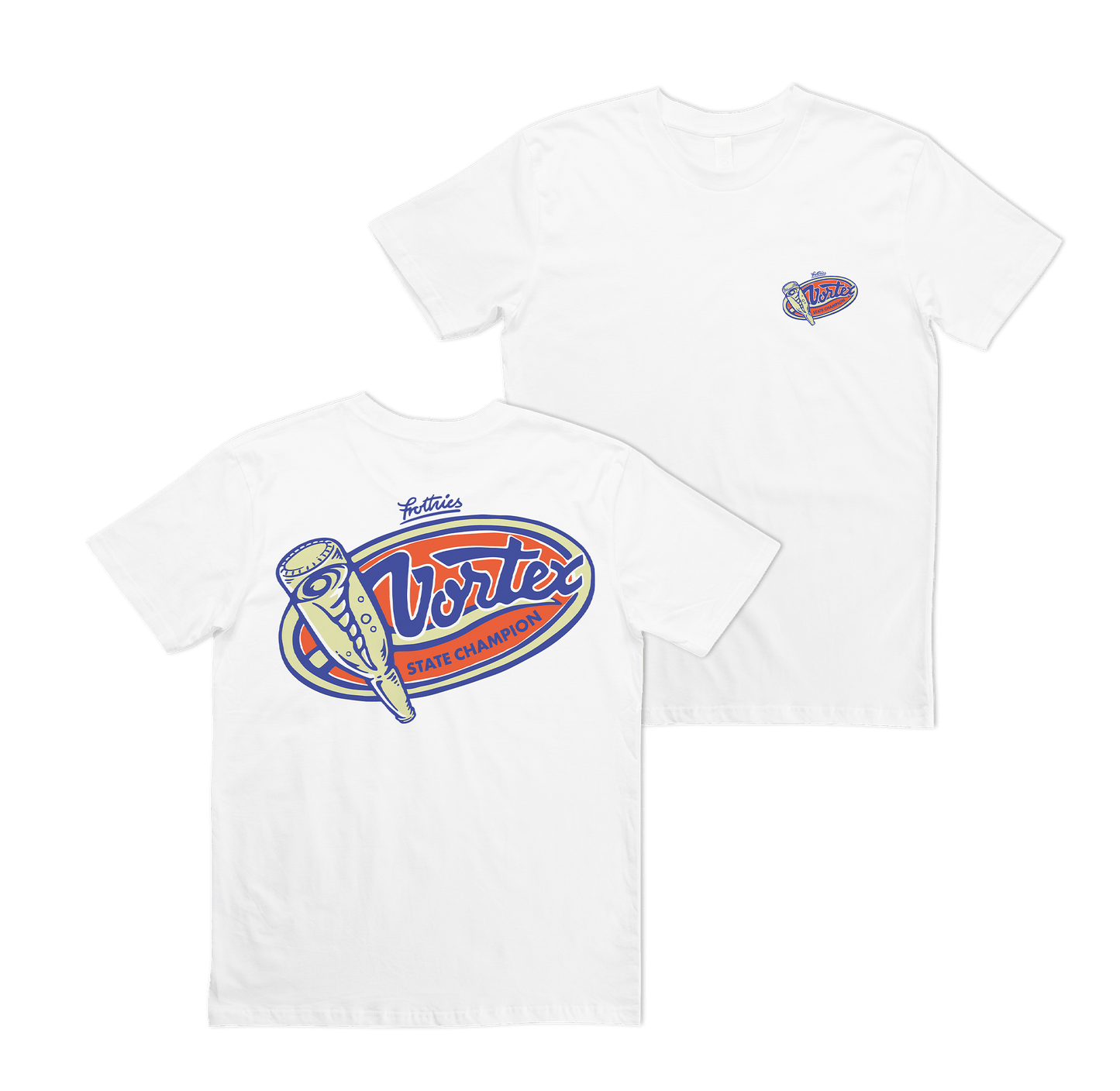 Vortex State Champion Tee White T-Shirt Frothies