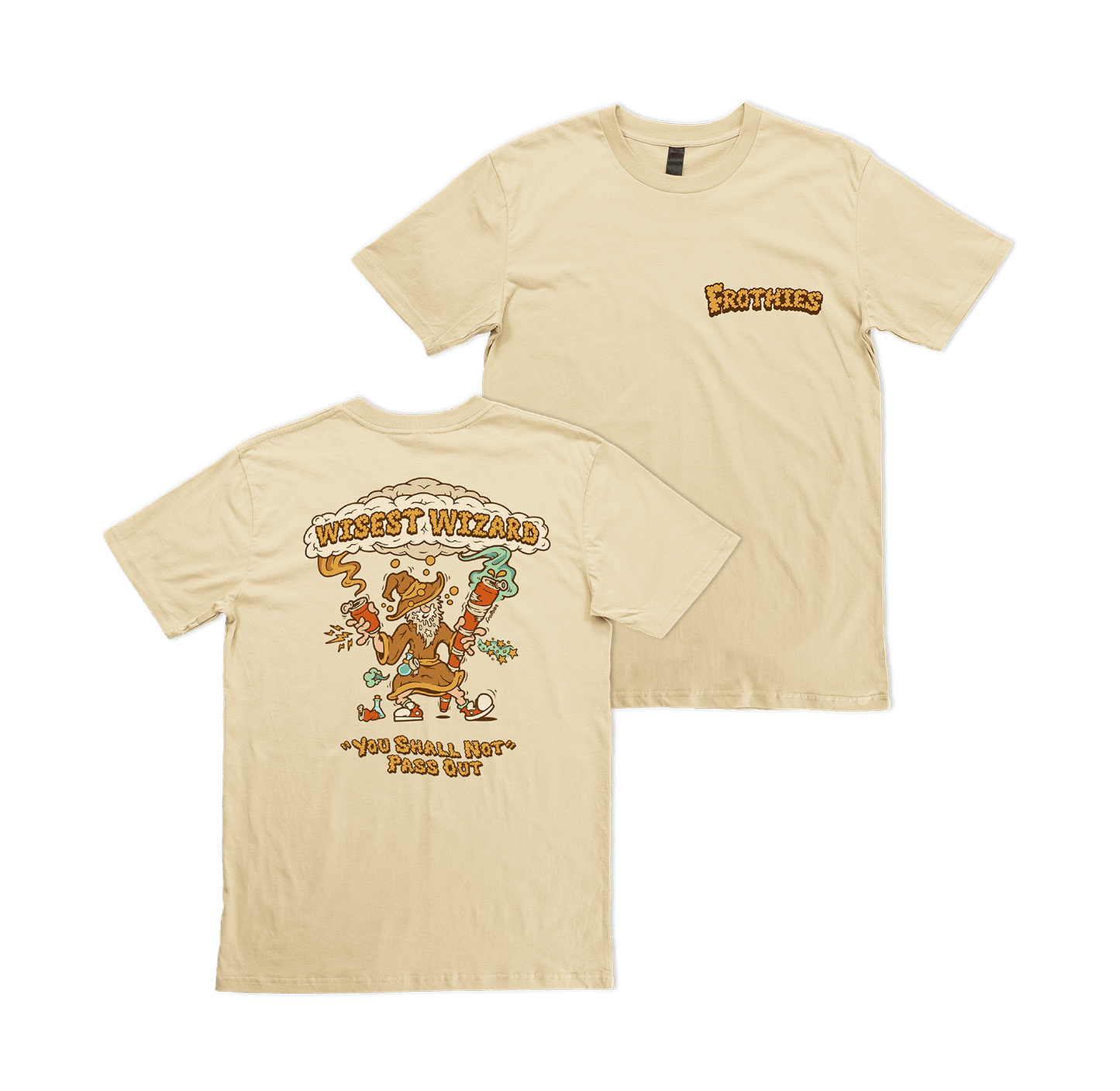 Wisest Wizard Tee T-Shirt Frothies