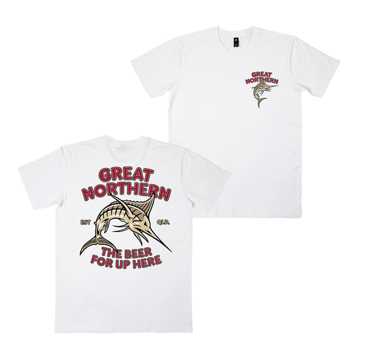 Badfish Tee White T-Shirt Great Northern