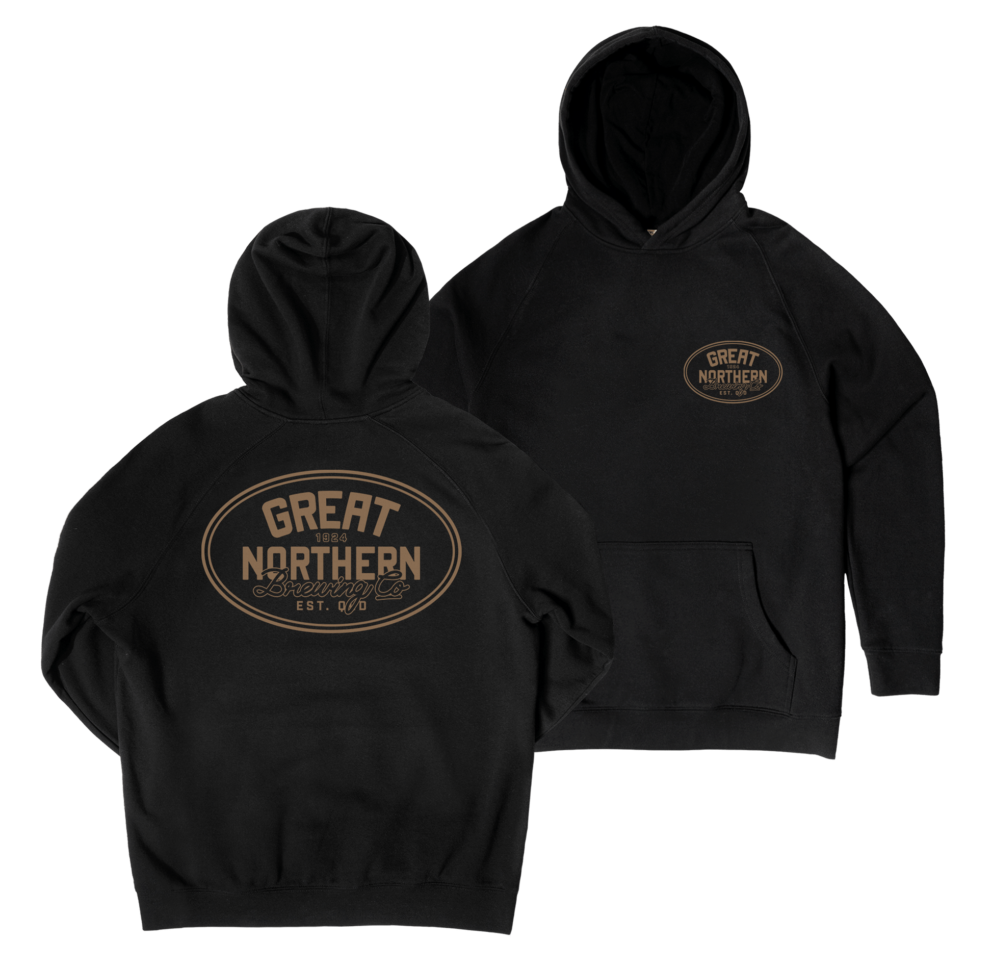 Buckle Hoodie Black Hoodie Great Northern