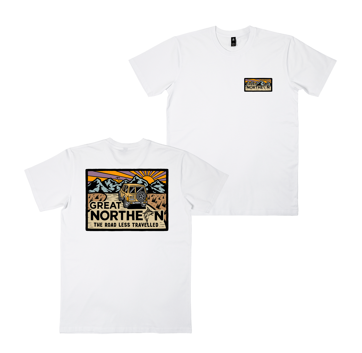 Dusty Trail Tee White T-Shirt Great Northern