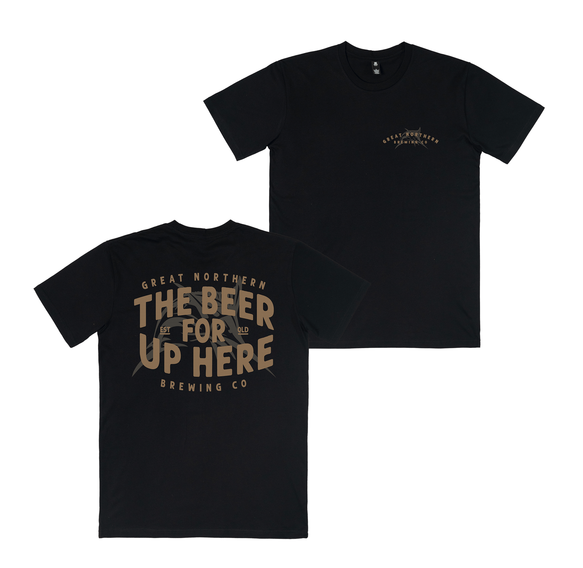Motto Tee Black T-Shirt Great Northern
