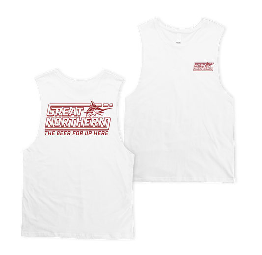 Northerner Muscle Tee White Muscle Tanks Great Northern