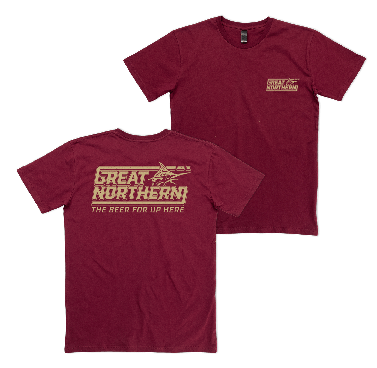 Northerner Tee Burgundy T-Shirt Great Northern