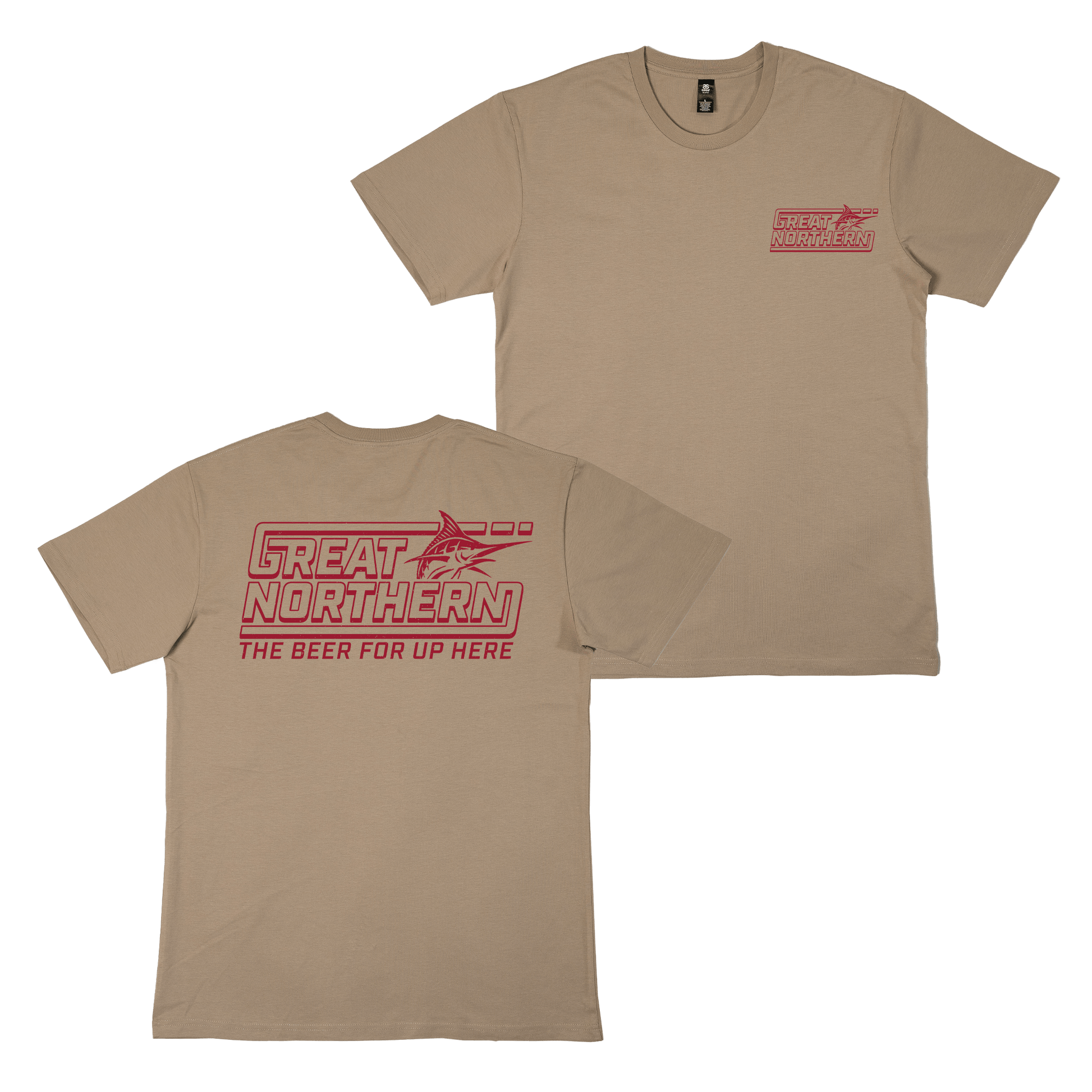 Northerner Tee Tan T-Shirt Great Northern