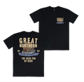 Open Waters Tee Black T-Shirt Great Northern