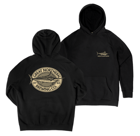 Outrigger Hoodie Black Hoodie Great Northern