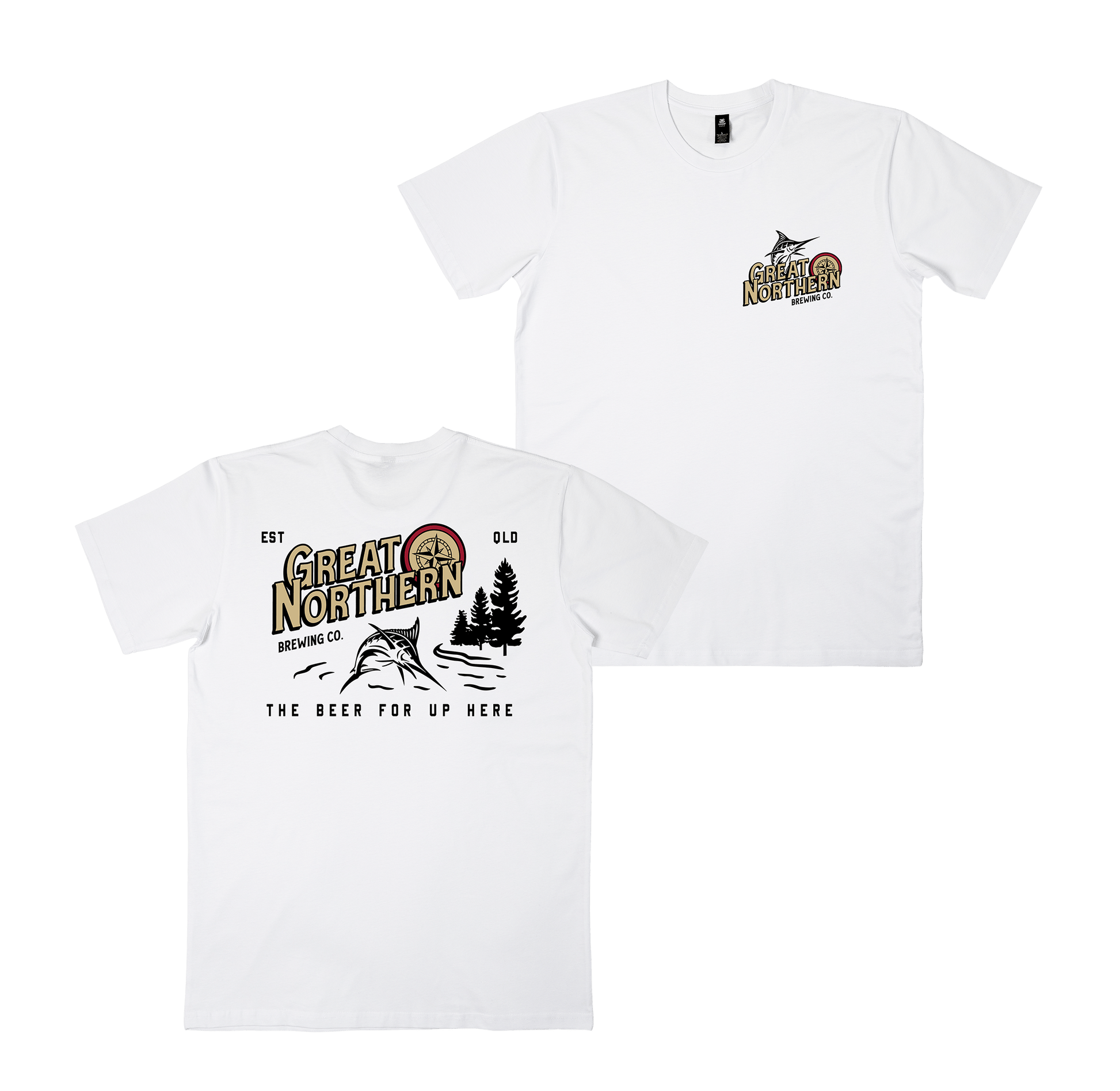 Simple Life Tee White T-Shirt Great Northern