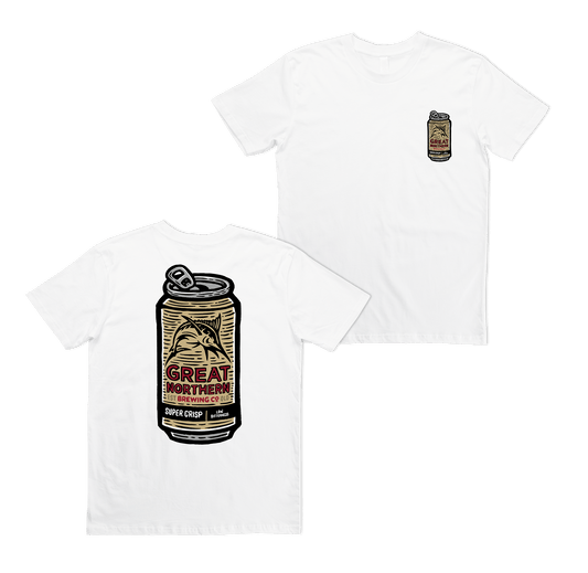 Tinnie Tee White T-Shirt Great Northern