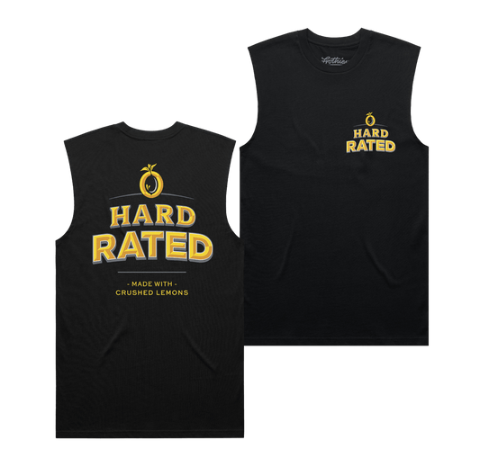 HR Classic Muscle Tee Black Muscle Hard Rated