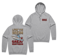 The Dream Hoodie — Grey Marle front & back