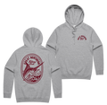 Gnfc Hoodie — Grey Marle front & back