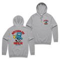 Reps In Hoodie — Grey Marle front & back