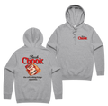 Fridge Ciggie Hoodie — Grey Marle front & back