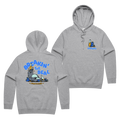 Break The Seal Hoodie — Grey Marle front & back