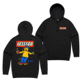 Lesssgo Knights 2026 Hoodie — Black front & back
