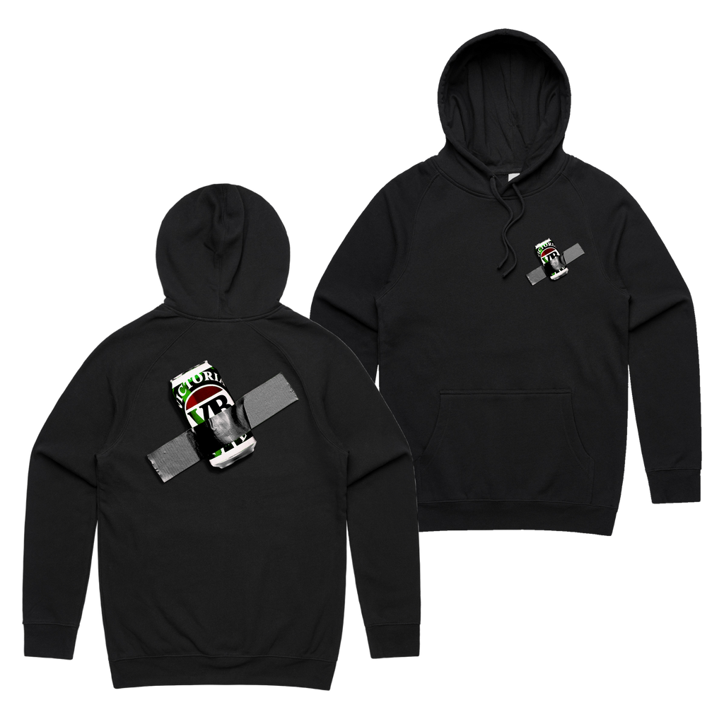 VB Art Hoodie — Black front & back