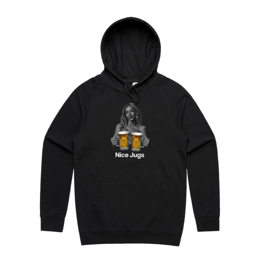 Nice Jugs Hoodie Black — Black front