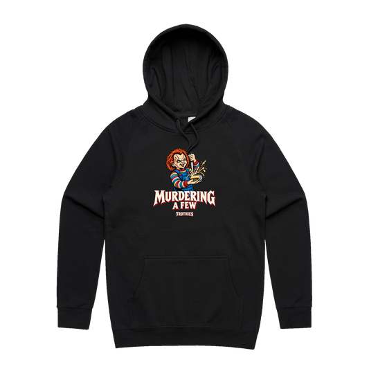 Murdering A Few Hoodie Black — Black front