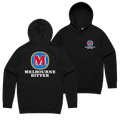Melbourne Bitter Stripped Hoodie Black Hoodie Melbourne Bitter