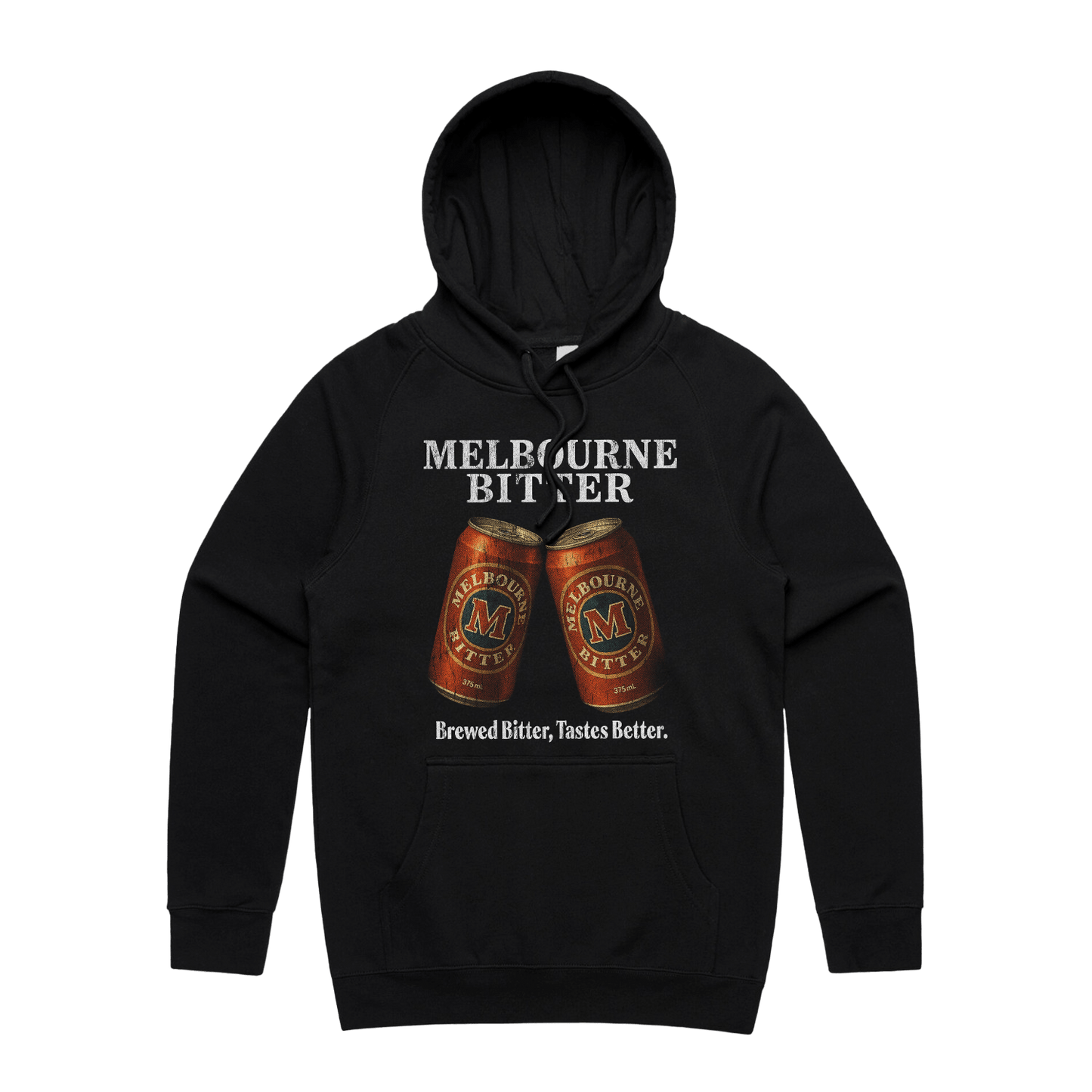 Melbourne Bitter Vintage Hoodie Black Hoodie Melbourne Bitter