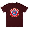 Melbourne Dad Tee Burgundy T-Shirt Melbourne Bitter