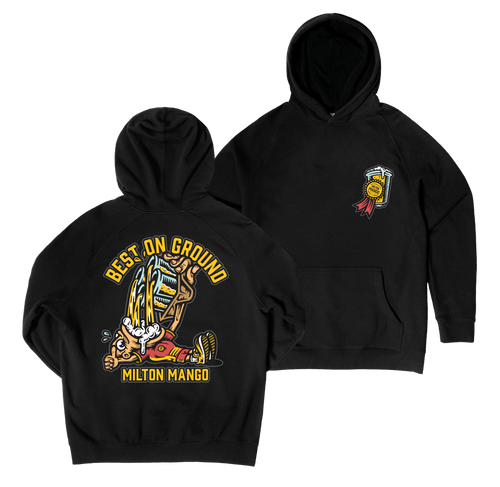 Best On Ground Hoodie Black Hoodie Milton Mango