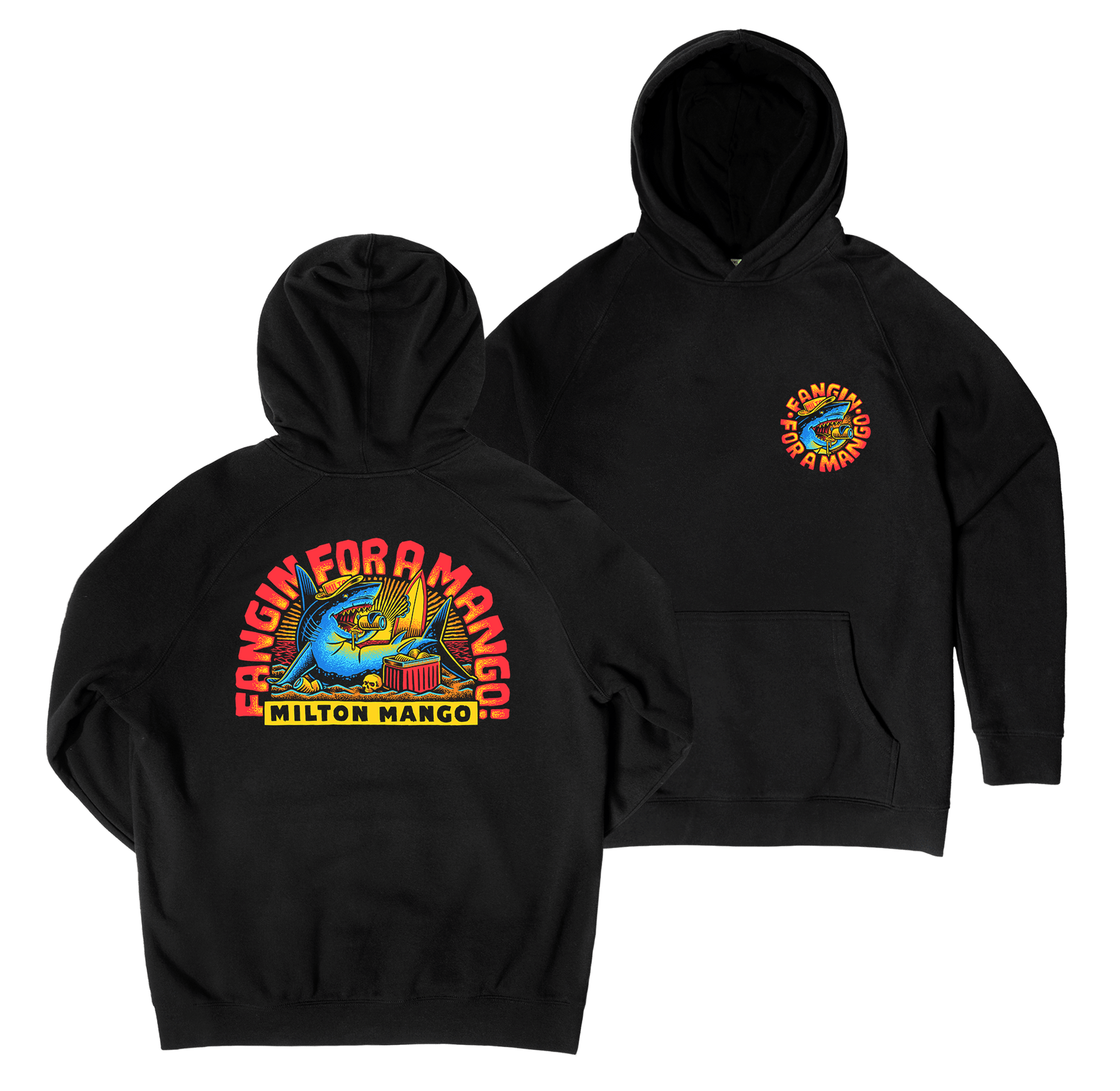 Fangin' 5 Hoodie Black Hoodie Milton Mango