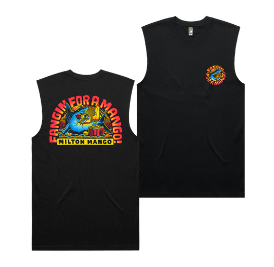 Fangin' 5 Muscle Tee Black Muscle Milton Mango