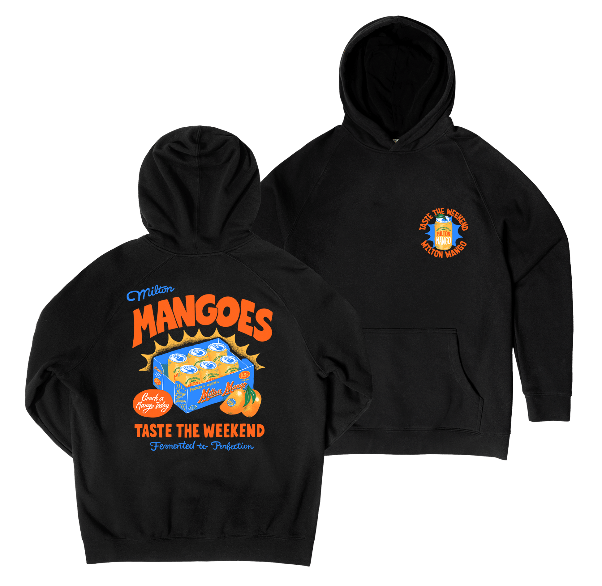 Milton Produce Hoodie Black Hoodie Milton Mango