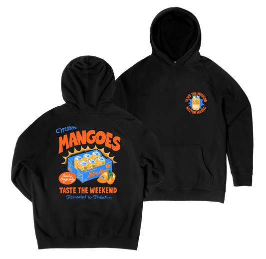 Milton Produce Hoodie Black Hoodie Milton Mango