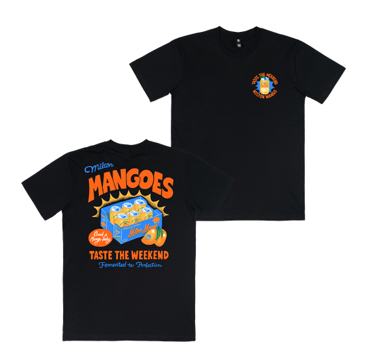 Milton Produce Tee Black T-Shirt Milton Mango