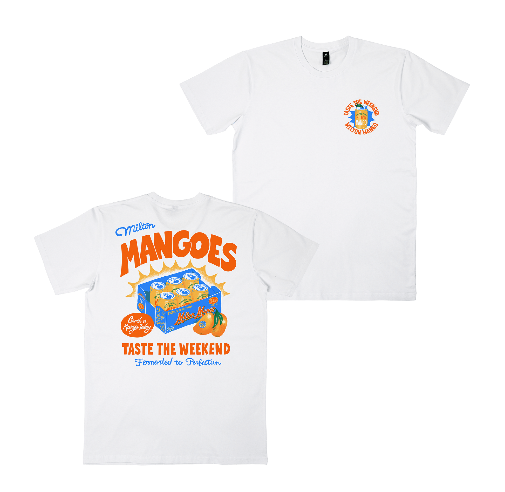 Milton Produce Tee White T-Shirt Milton Mango