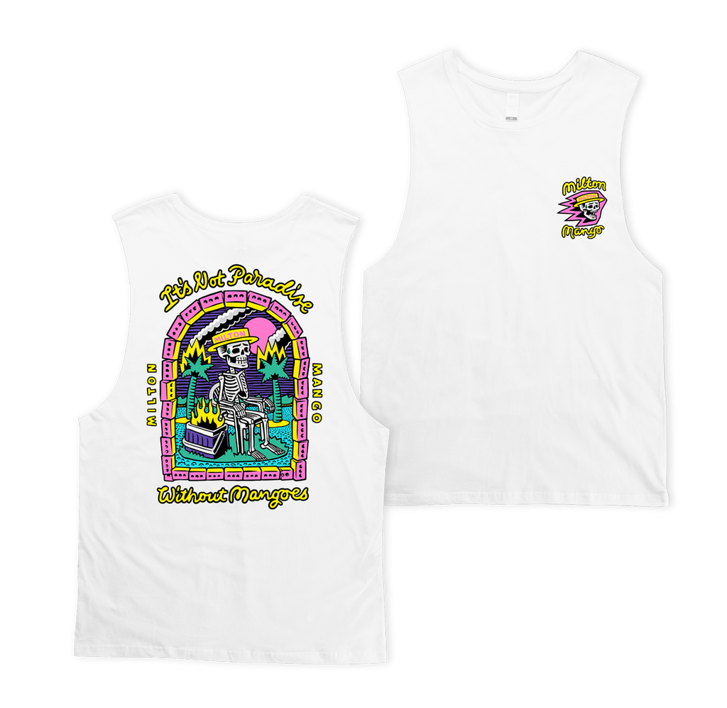 No Mangoes in Paradise Muscle Tee
