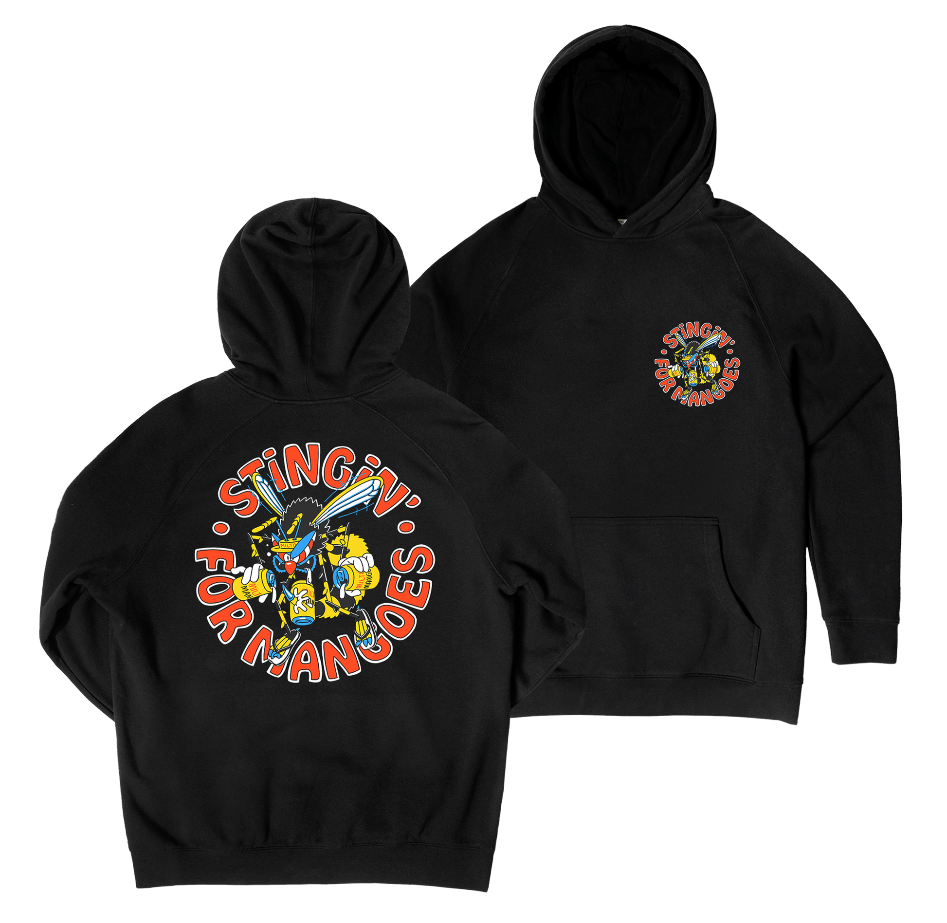 Stingin' 5 Hoodie Black Hoodie Milton Mango