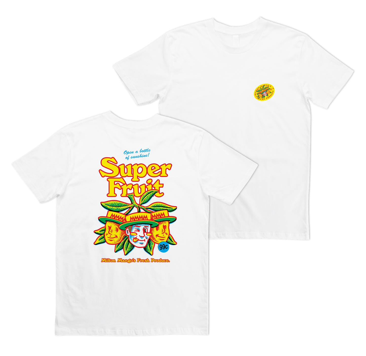 Super Fruit Tee White T-Shirts Milton Mango
