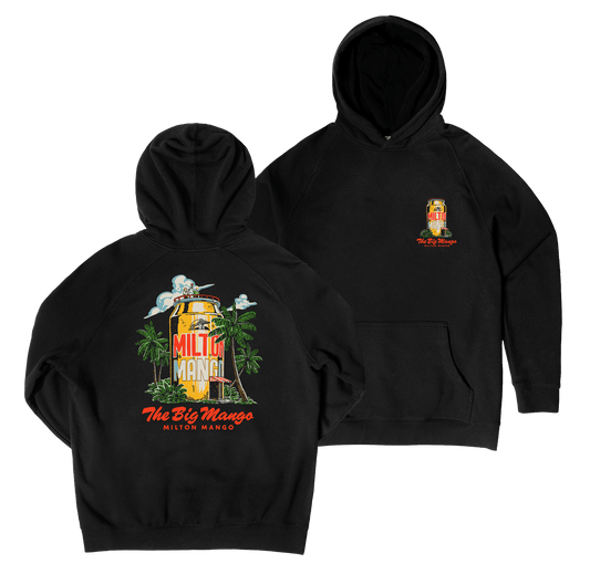 The Big Mango Hoodie Black Hoodie Milton Mango