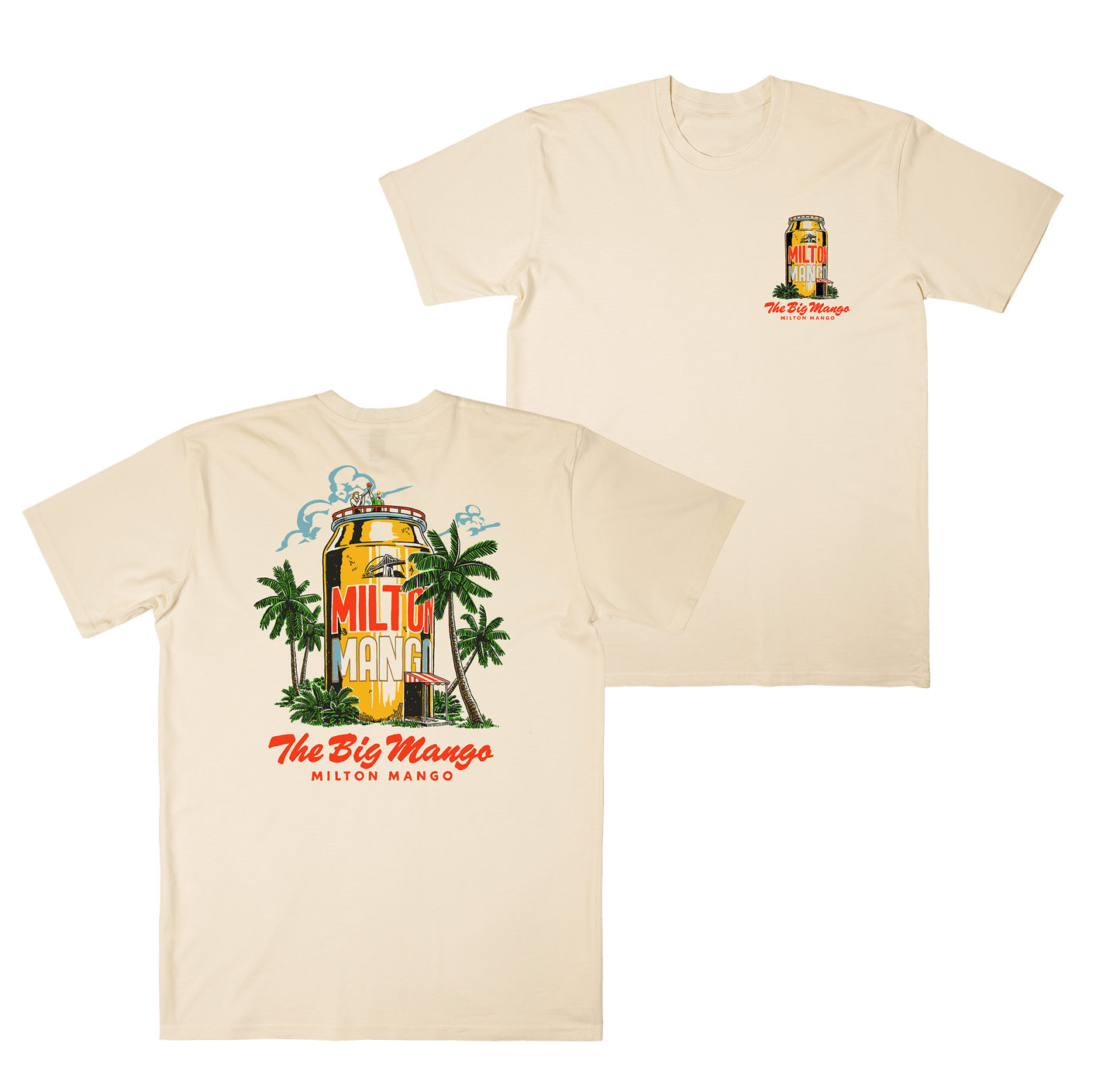 The Big Mango Tee Ecru Tshirts Milton Mango