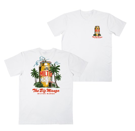 The Big Mango Tee White T-Shirts Milton Mango