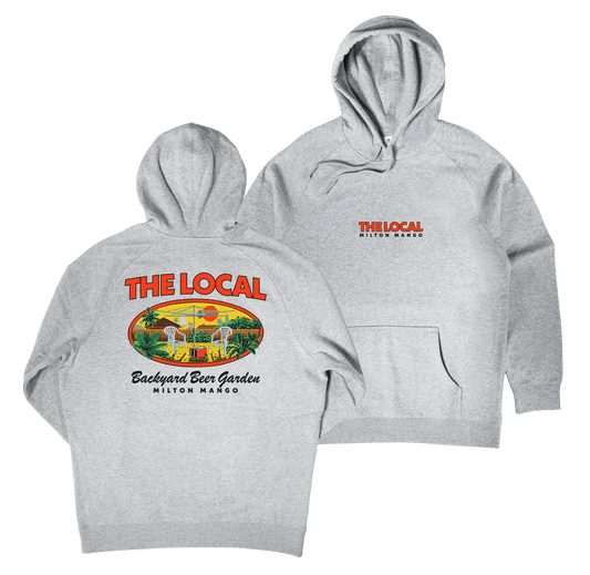 The Local Hoodie  Grey Hoodie Milton Mango