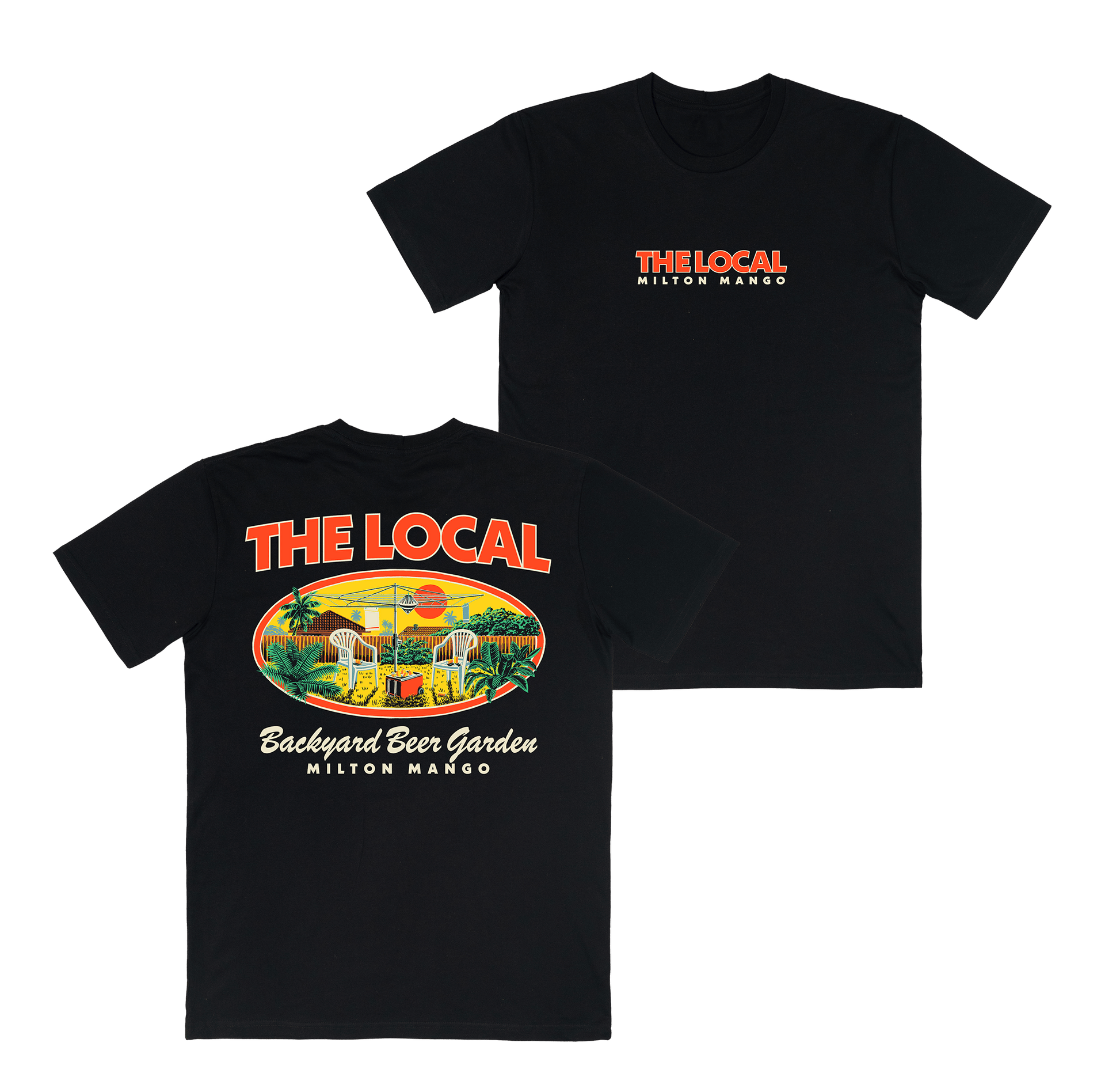The Local Tee Black Tshirts Milton Mango