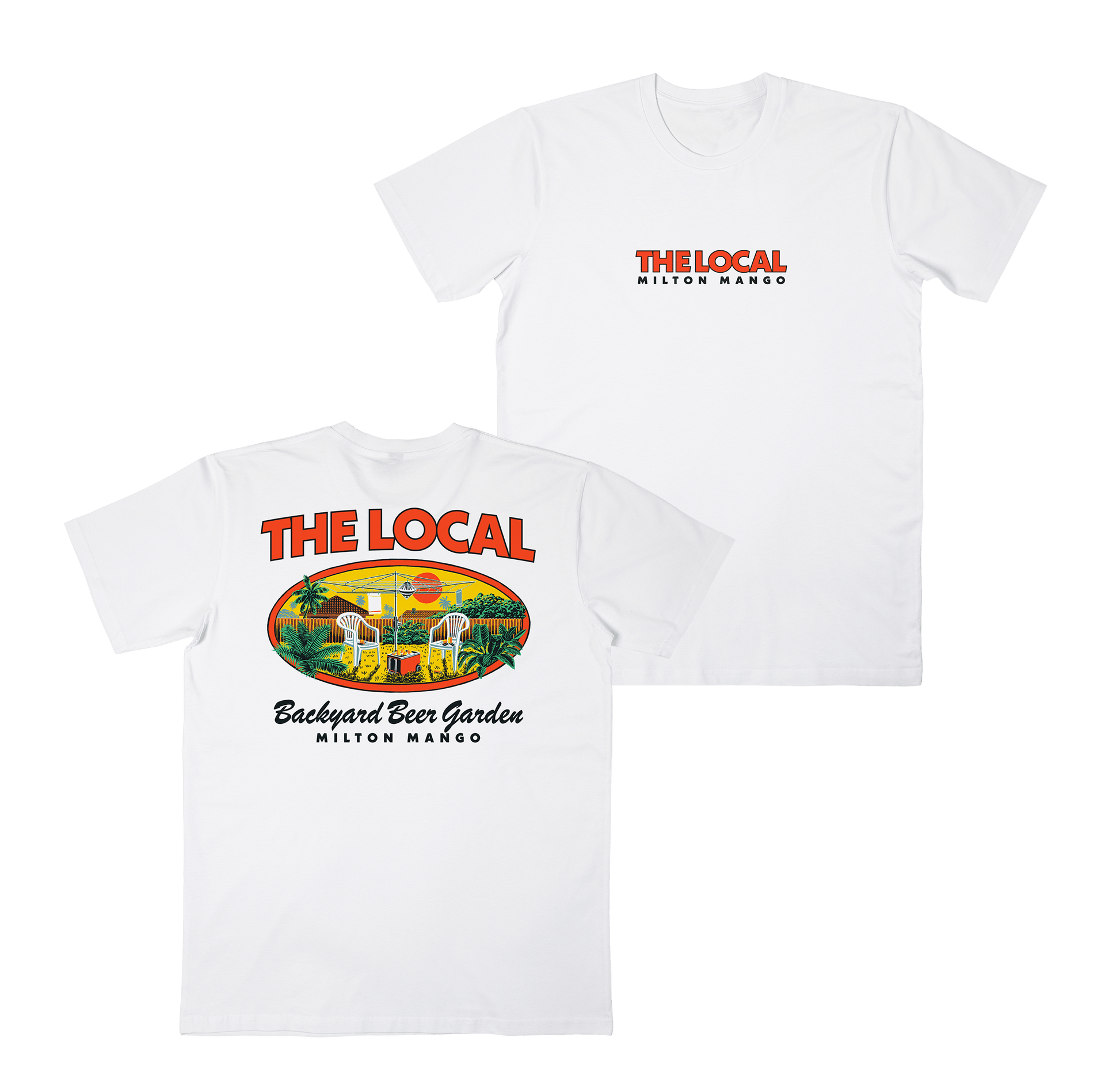 The Local Tee White T-Shirts Milton Mango