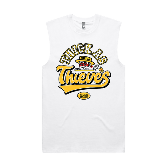 Thick As Muscle Tee White Tshirts Milton Mango
